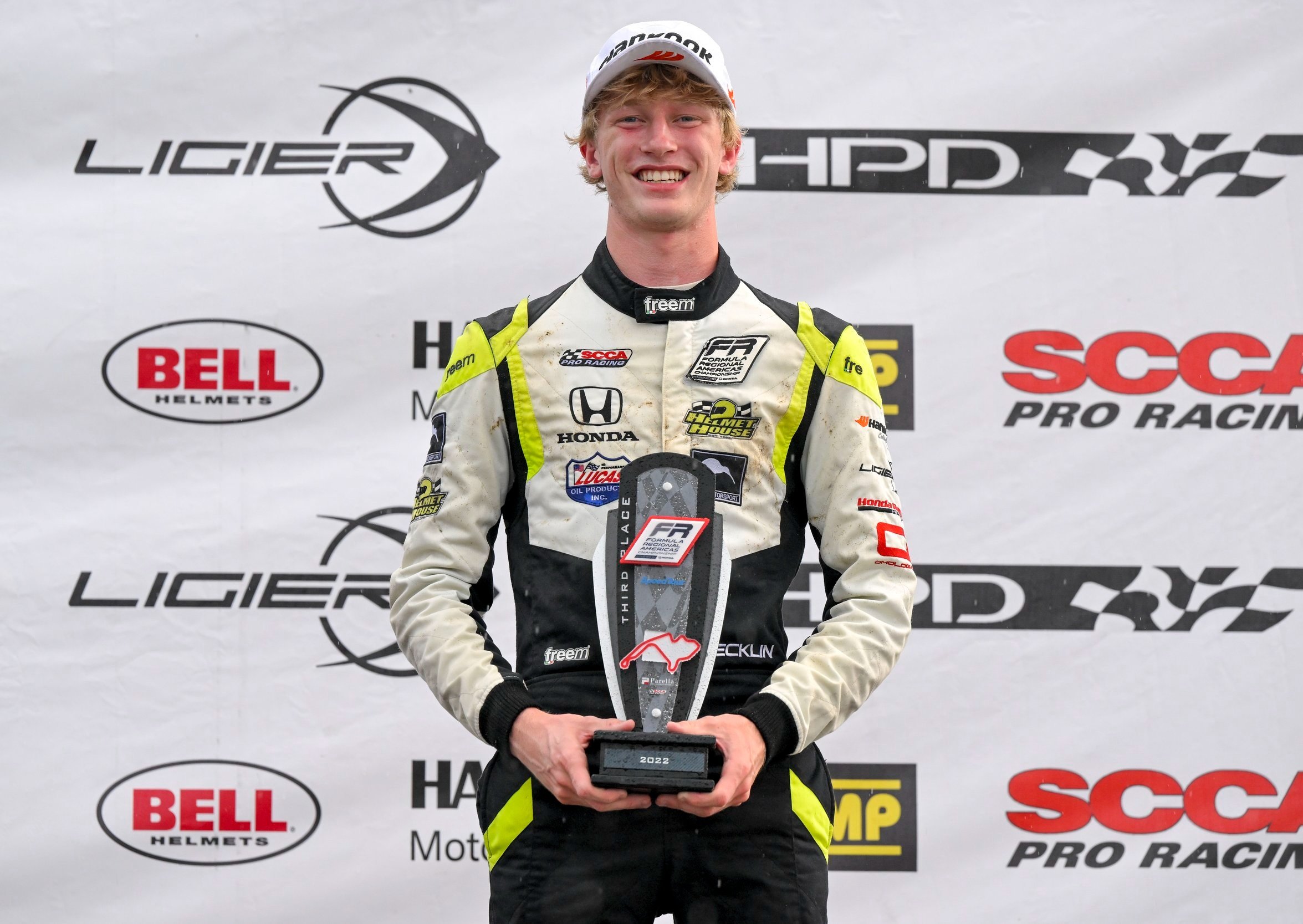 Cooper Becklin racing at Mid-Ohio
